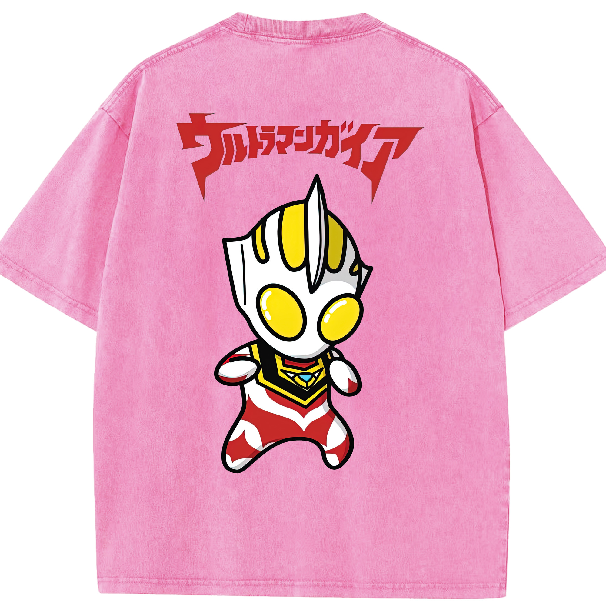 （画像用） ウルトラマン Ultraman 綿100% ヴィンテージ風 半袖Tシャツ（背面プリント）